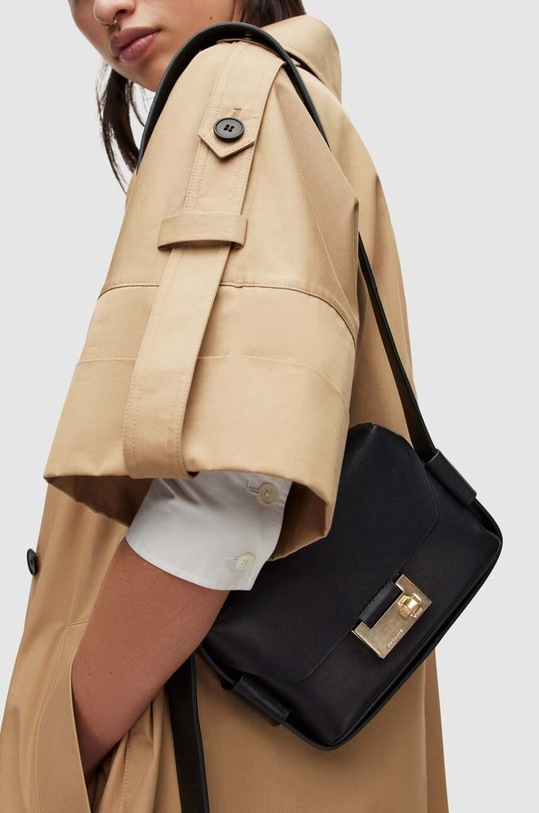 AllSaints torebka skórzana FRANKIE CROSSBODY WB572X