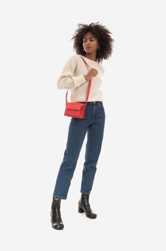 Marni poșetă de piele Marni Shoulder Bag SBMP0075Y0 P2644 SBMP0075Y0.P2644