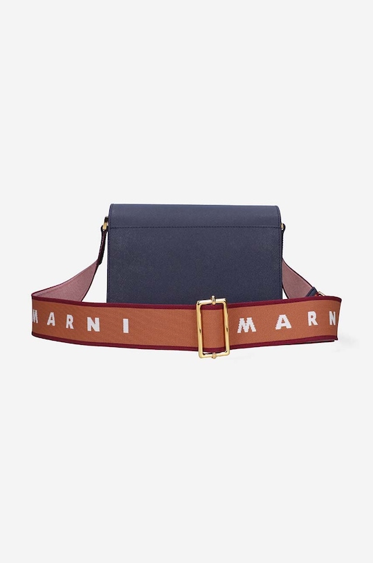 Marni leather handbag SBMPN09T07.LV520.Z560B navy AW22