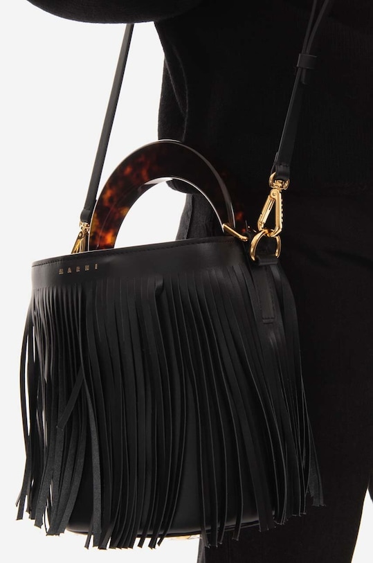 Kožená kabelka Marni SCMPU09TL9.LV589.ZO280