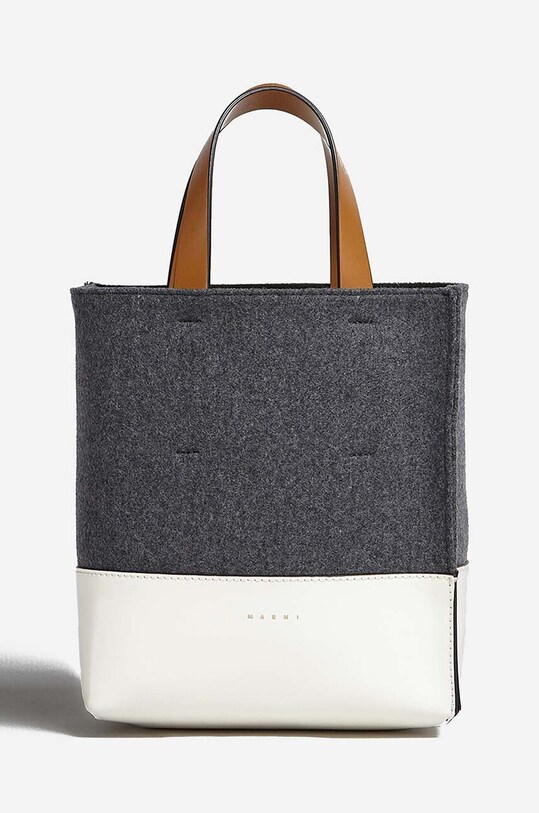 Marni handbag detachable strap gray SHMP0039Q0.P5070.ZO281