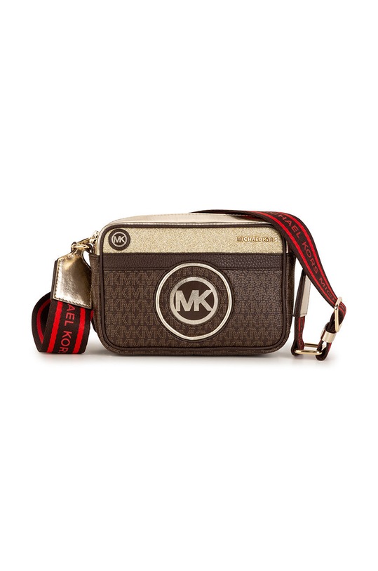 Παιδική τσάντα Michael Kors R10125 καφέ AW22