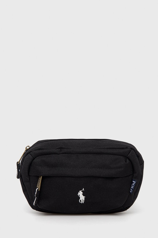 Παιδική τσάντα φάκελος Polo Ralph Lauren υφασμάτινο μαύρο 9AR012