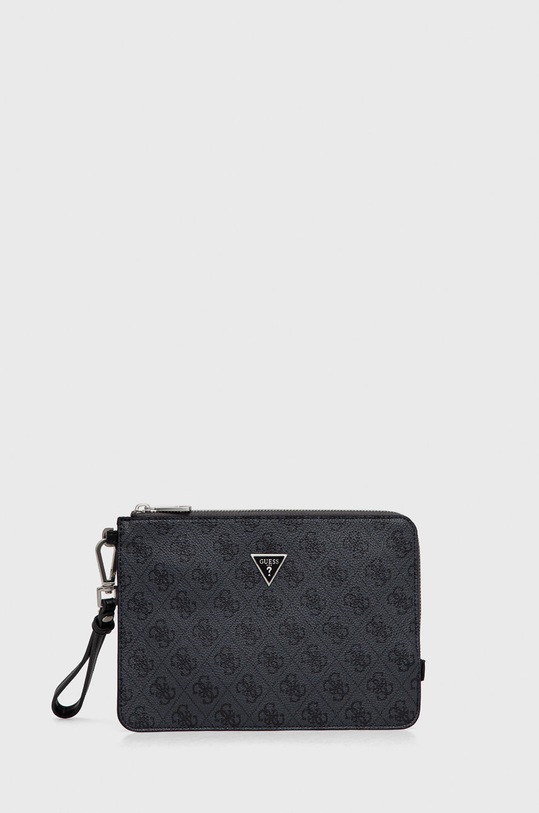 Torba Guess imitacija zrnate kože siva HMEVZL.P2286