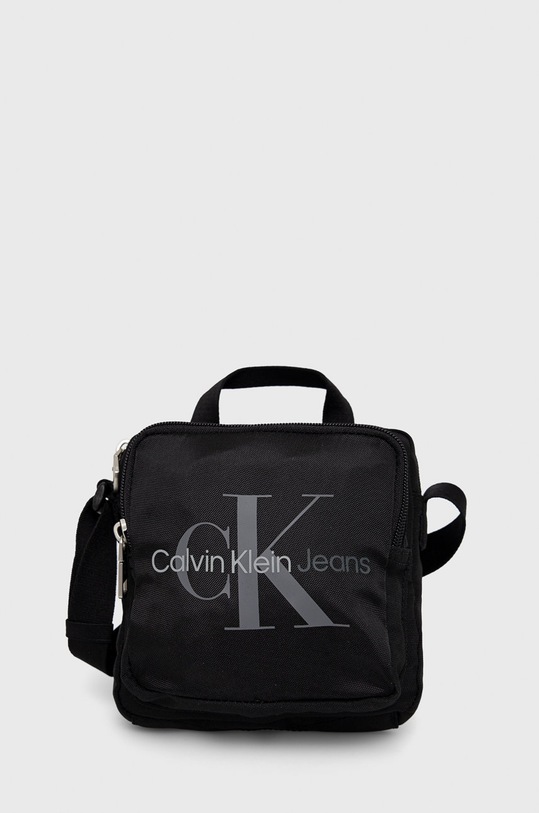 Calvin Klein Jeans saszetka K50K509431.9BYY nie mieści A4 czarny K50K509431.9BYY