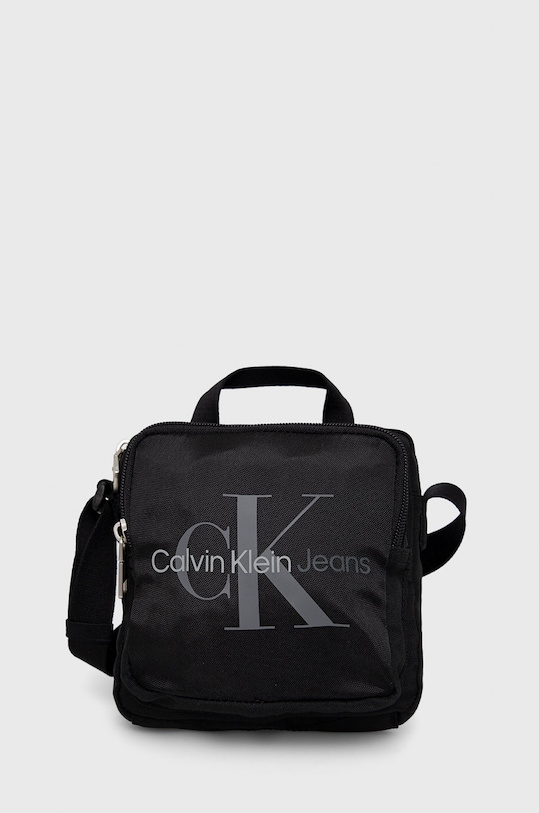Calvin Klein Jeans saszetka K50K509431.9BYY nie mieści A4 czarny K50K509431.9BYY