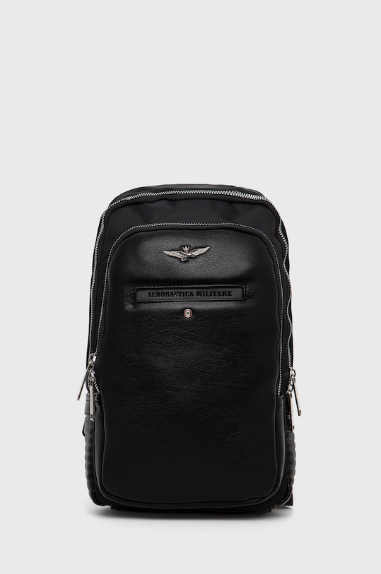 Раница Aeronautica Militare изчистен черен AM452