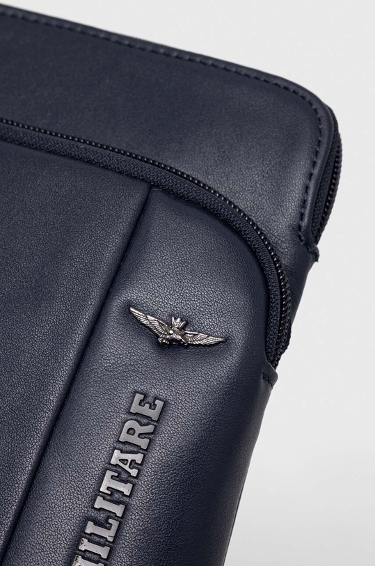 Aeronautica Militare borseta de piele bleumarin AM460
