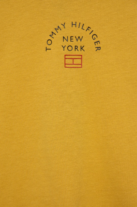 Dečki Otroška bombažna kratka majica Tommy Hilfiger KB0KB07542.9BYY rumena
