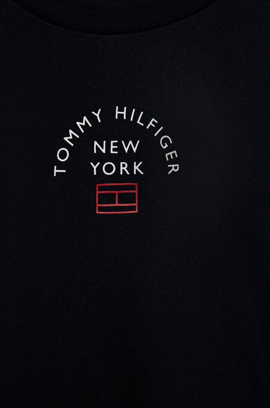 CHLAPEC Dětské bavlněné tričko Tommy Hilfiger KB0KB07542.9BYY námořnická modř