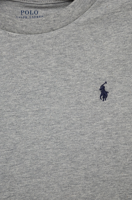 Хлопчик Дитяча бавовняна футболка Polo Ralph Lauren 322832904039 сірий