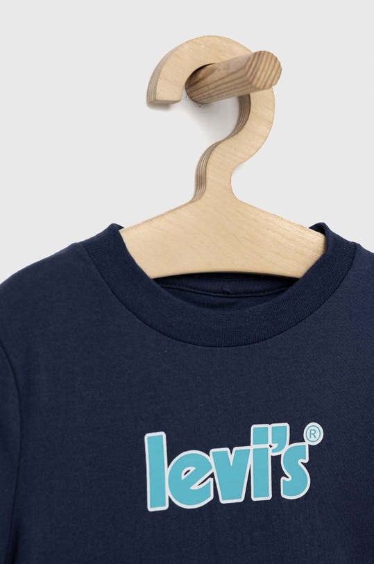 Fiú Levi's gyerek pamut póló 8EE539. sötétkék
