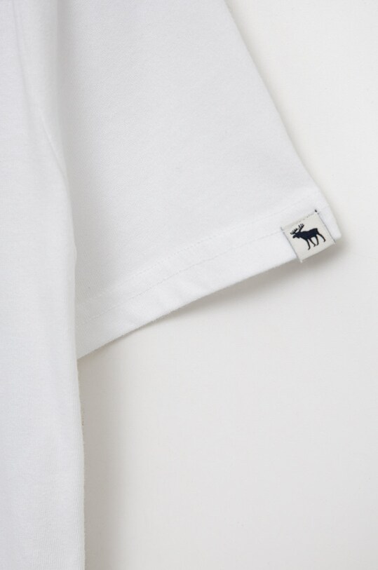 Chłopiec Abercrombie & Fitch t-shirt dziecięcy KI224.2560 biały