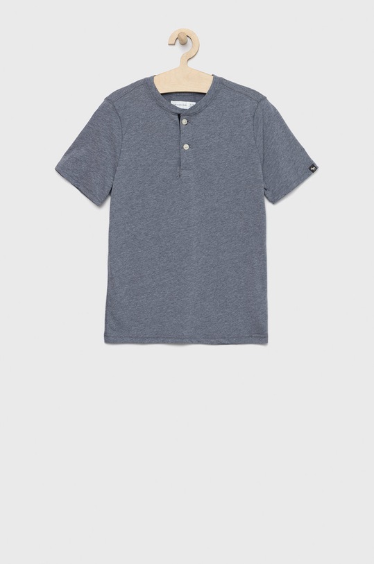 Детска тениска Abercrombie & Fitch със закопчаване син KI224.2560