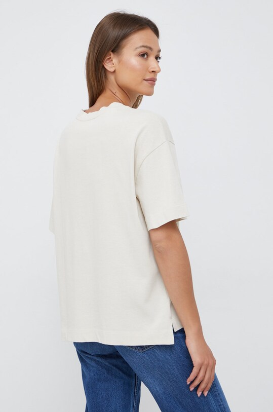 Odjeća Pamučna majica Selected Femme 16085620.Birch bež