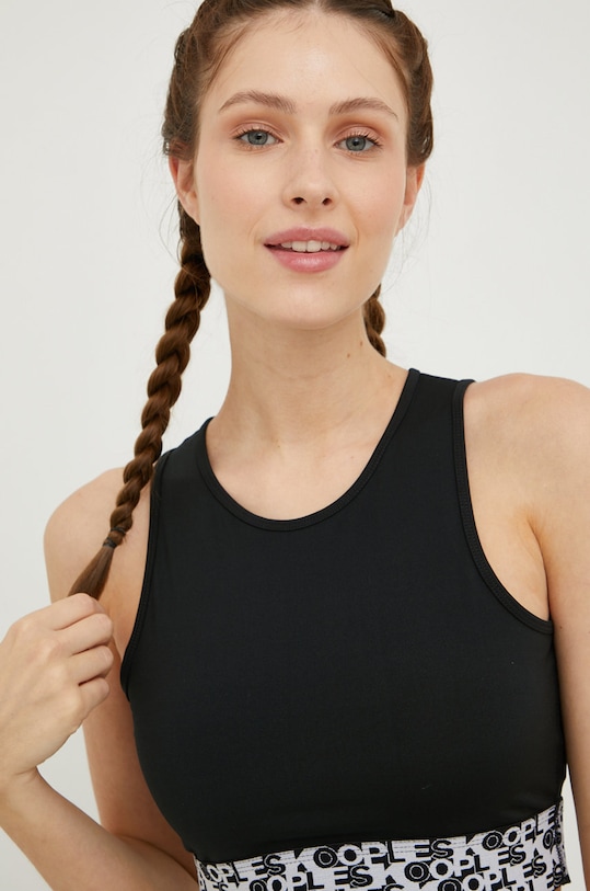The Kooples top czarny FDEB25008K