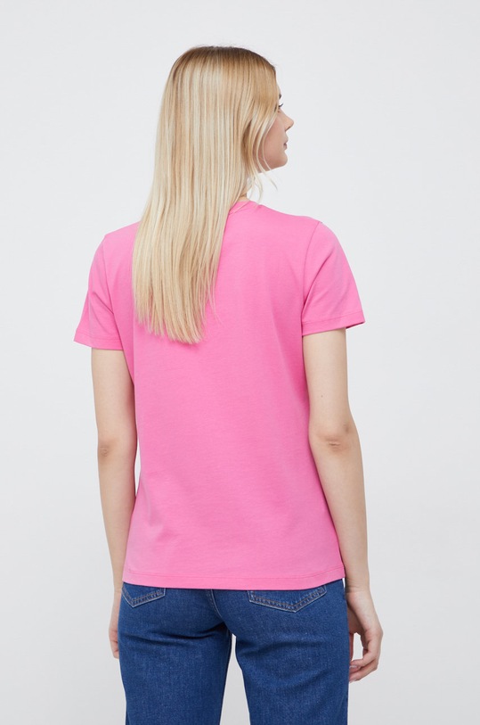 Oblečení Bavlněné tričko Tommy Hilfiger WW0WW28681.9BYY růžová