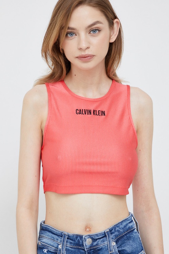 Calvin Klein top pomarańczowy KW0KW01905.9BYY