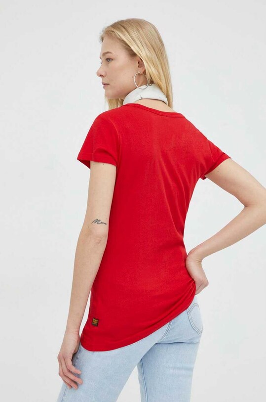 Odjeća Pamučna majica G-Star Raw D21314.4107 crvena
