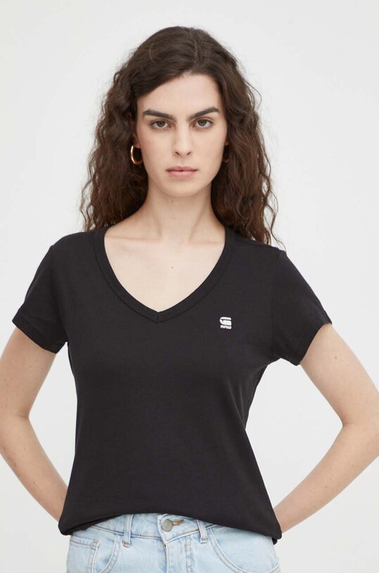 G-Star tricou din bumbac D21314.4107 negru AA00