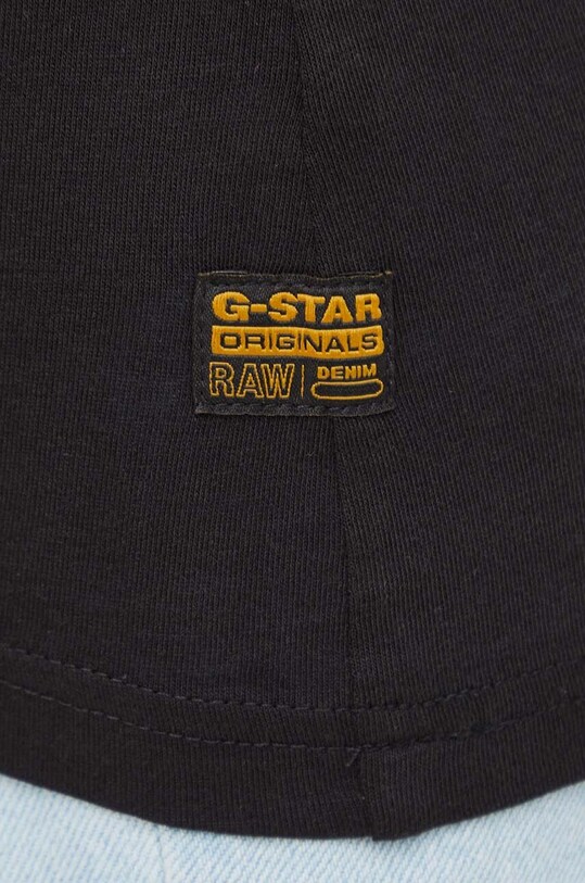 G-Star tricou din bumbac negru D21314.4107
