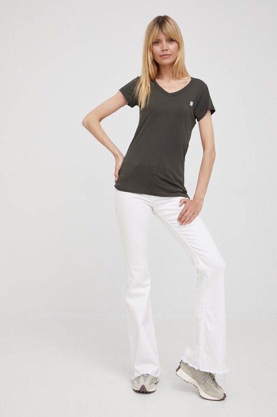 G-Star tricou din bumbac D21314.4107 verde AA00