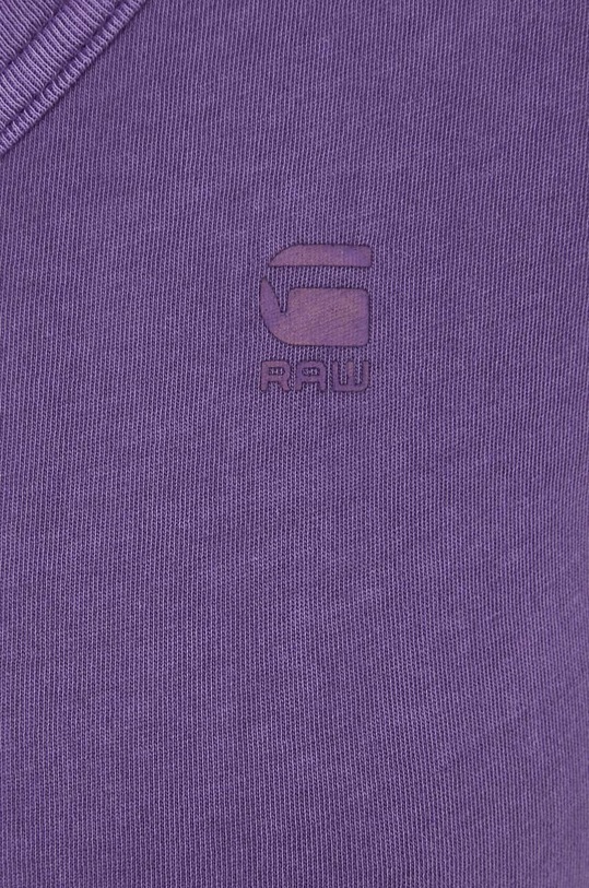 Bavlnené tričko G-Star D21314.B059 fialová