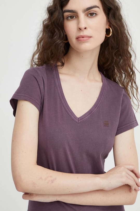 G-Star tricou din bumbac D21314.B059 violet AA00
