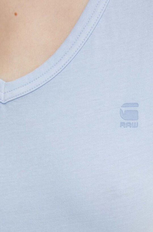 G-Star t-shirt bawełniany niebieski D21314.B059
