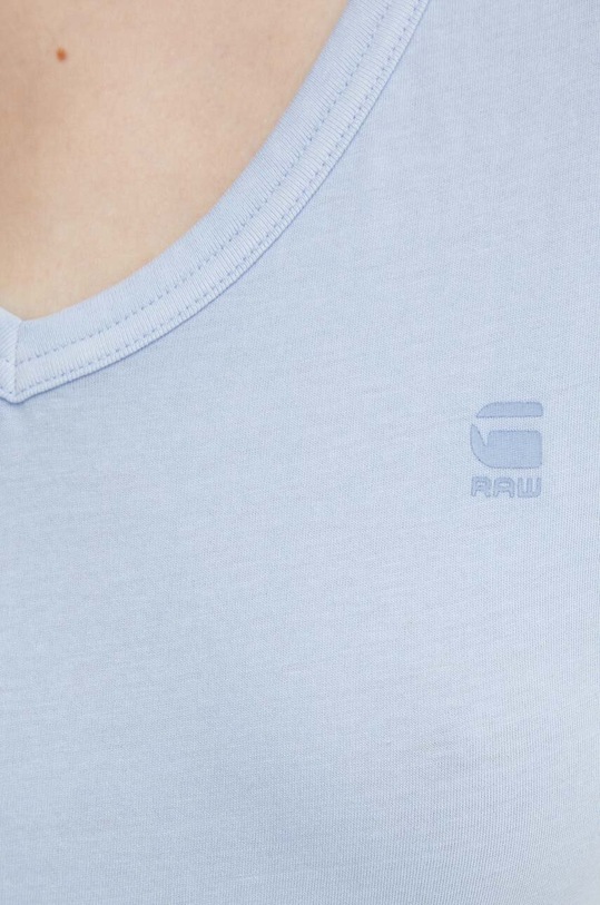 Бавовняна футболка G-Star блакитний D21314.B059