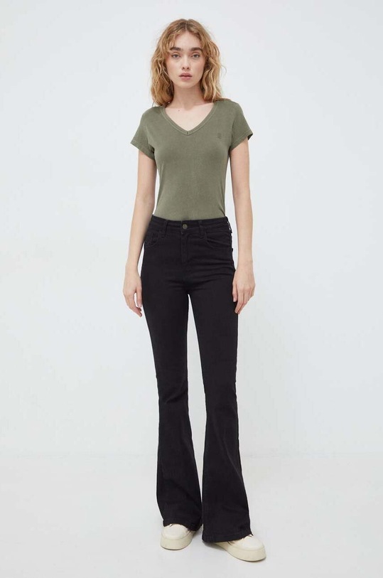 G-Star t-shirt in cotone D21314.B059 verde AA00