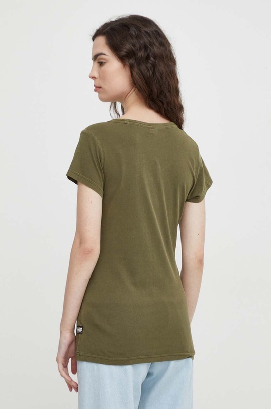Odzież G-Star t-shirt bawełniany D21314.B059 zielony