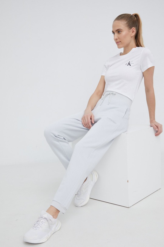 Одяг Бавовняна футболка Calvin Klein Jeans (2-pack) J20J219734.9BYY рожевий