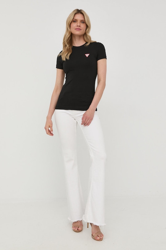 Majica kratkih rukava Guess W2YI44.J1311 crna SS23