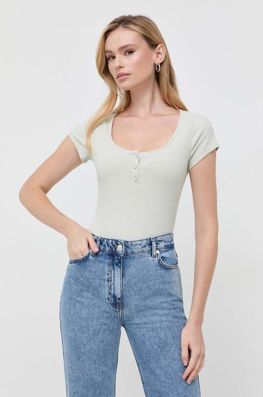 Футболка Guess slim зелёный W2YP24.KBCO2