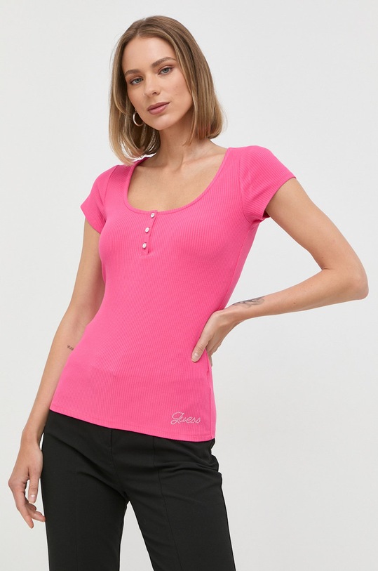 Guess t-shirt KARLEE różowy W2YP24.KBCO2