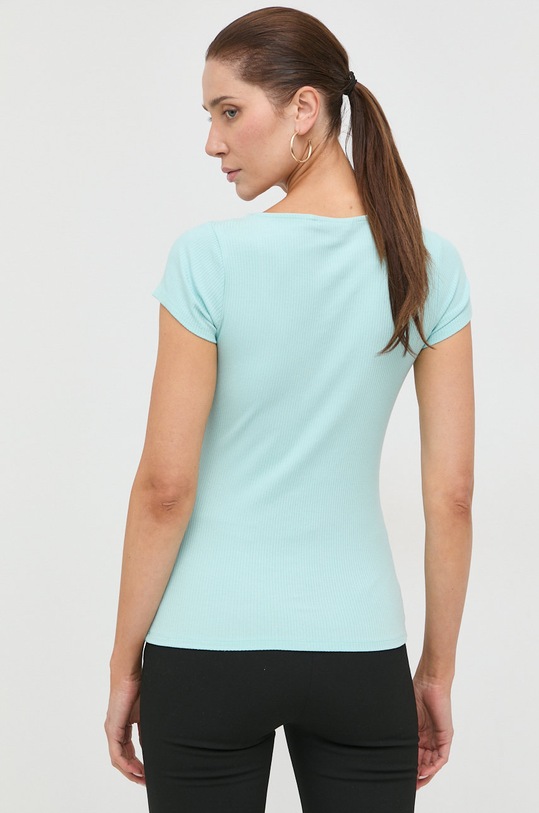 Odzież Guess t-shirt KARLEE W2YP24.KBCO2 turkusowy