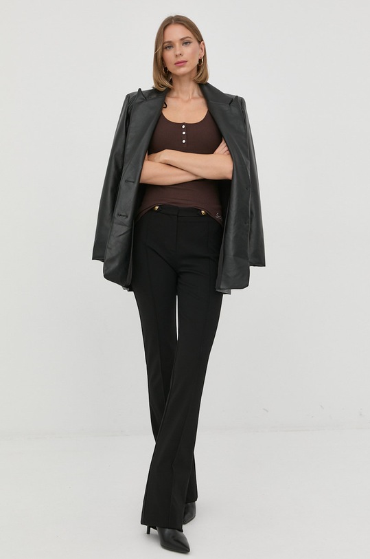 Guess t-shirt KARLEE W2YP24.KBCO2 brązowy SS24