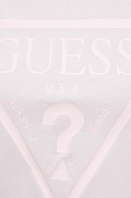 Guess t-shirt bawełniany ADELE V2YI07.K8HM0 różowy