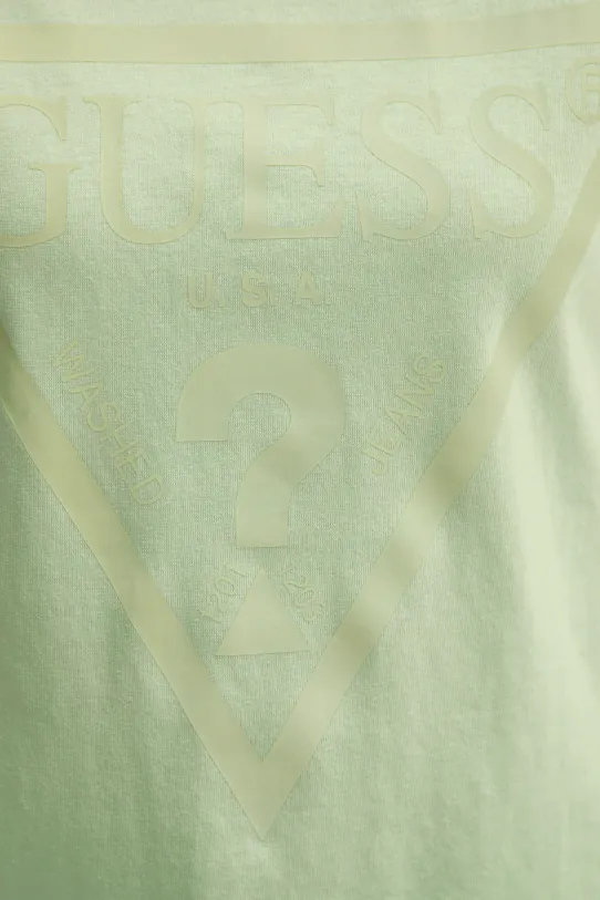 Бавовняна футболка Guess зелений V2YI07.K8HM0