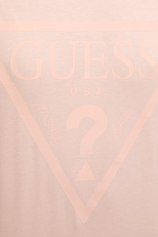 Guess tricou din bumbac ADELE V2YI07.K8HM0 portocaliu