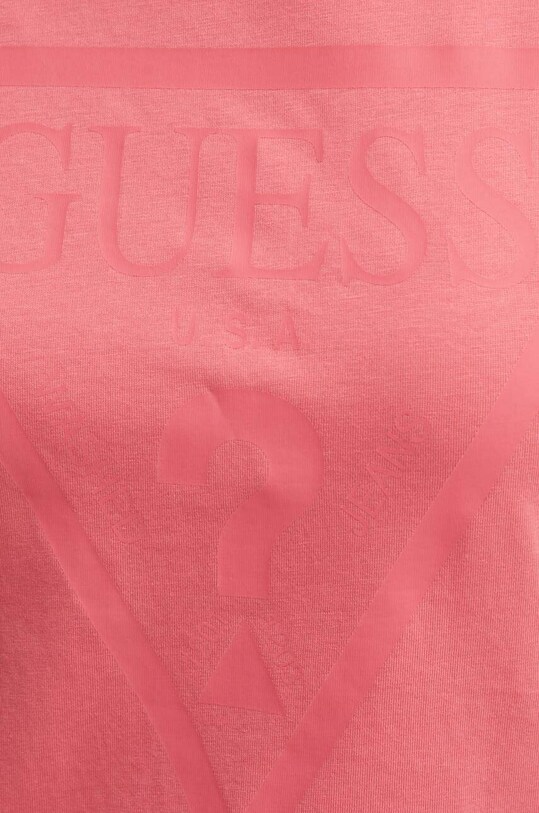 Бавовняна футболка Guess V2YI07.K8HM0 рожевий