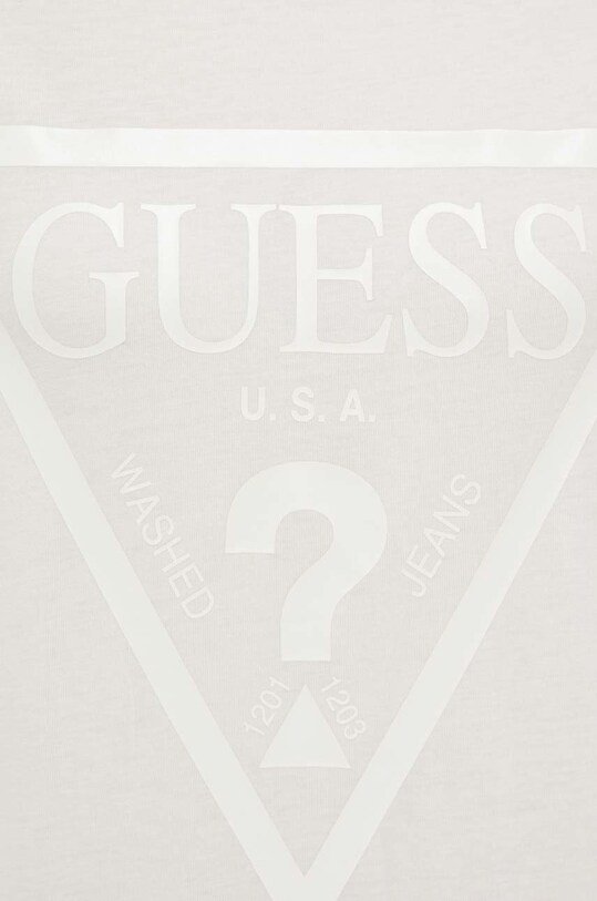 Хлопковая футболка Guess V2YI07.K8HM0 бежевый