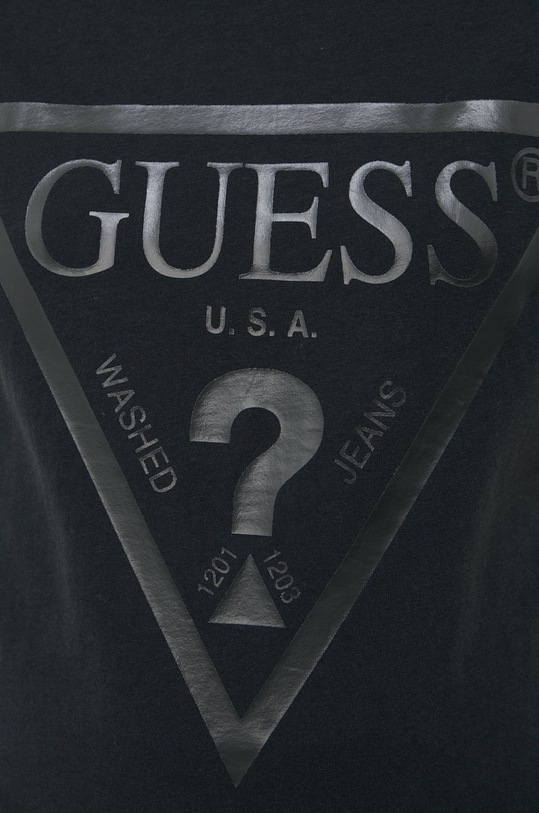 Guess t-shirt bawełniany ADELE V2YI07.K8HM0 czarny