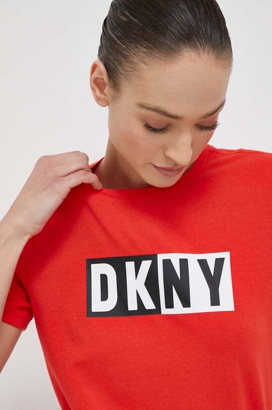 Dkny t-shirt czerwony DP2T5894