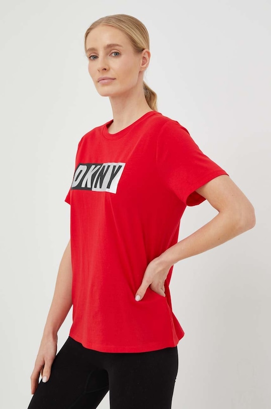 Tričko Dkny potisk červená DP2T5894