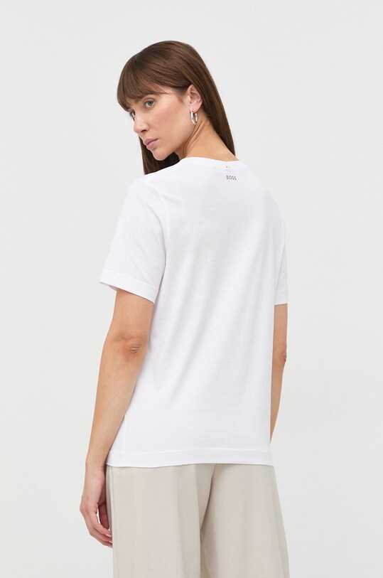 Îmbrăcăminte BOSS tricou din bumbac 50457259 alb