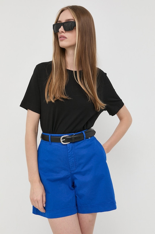 BOSS t-shirt bawełniany 50457259 bawełna czarny 50457259