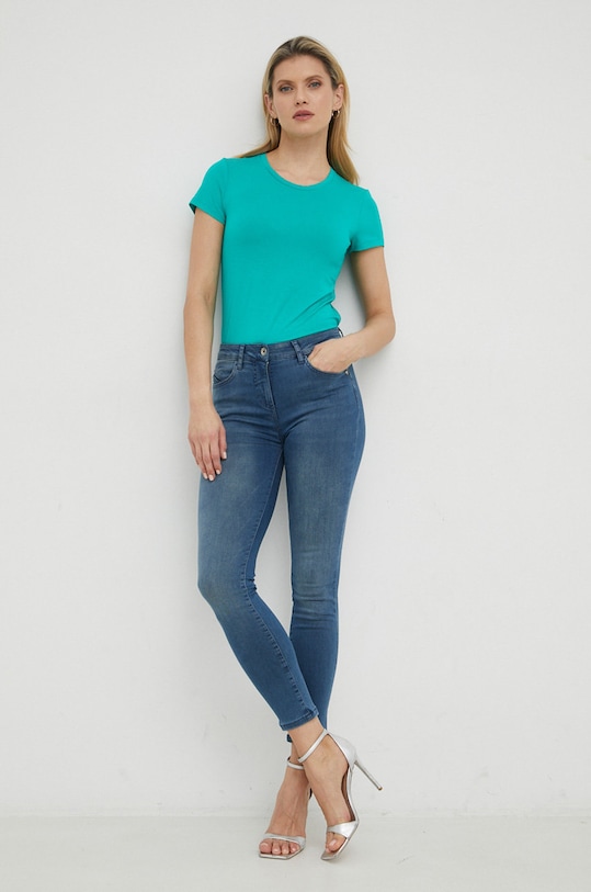 Μπλουζάκι Patrizia Pepe CM1419.J013 τιρκουάζ AA00