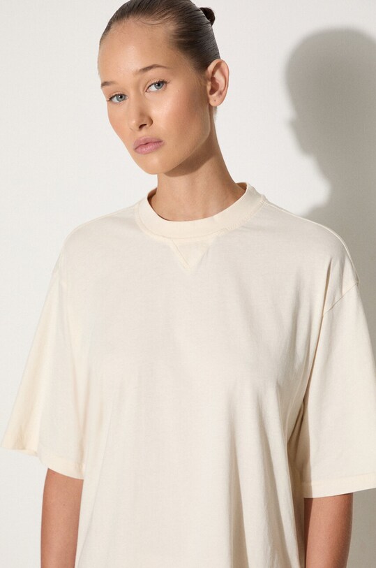 Reebok Classic t-shirt bawełniany beżowy HH9704